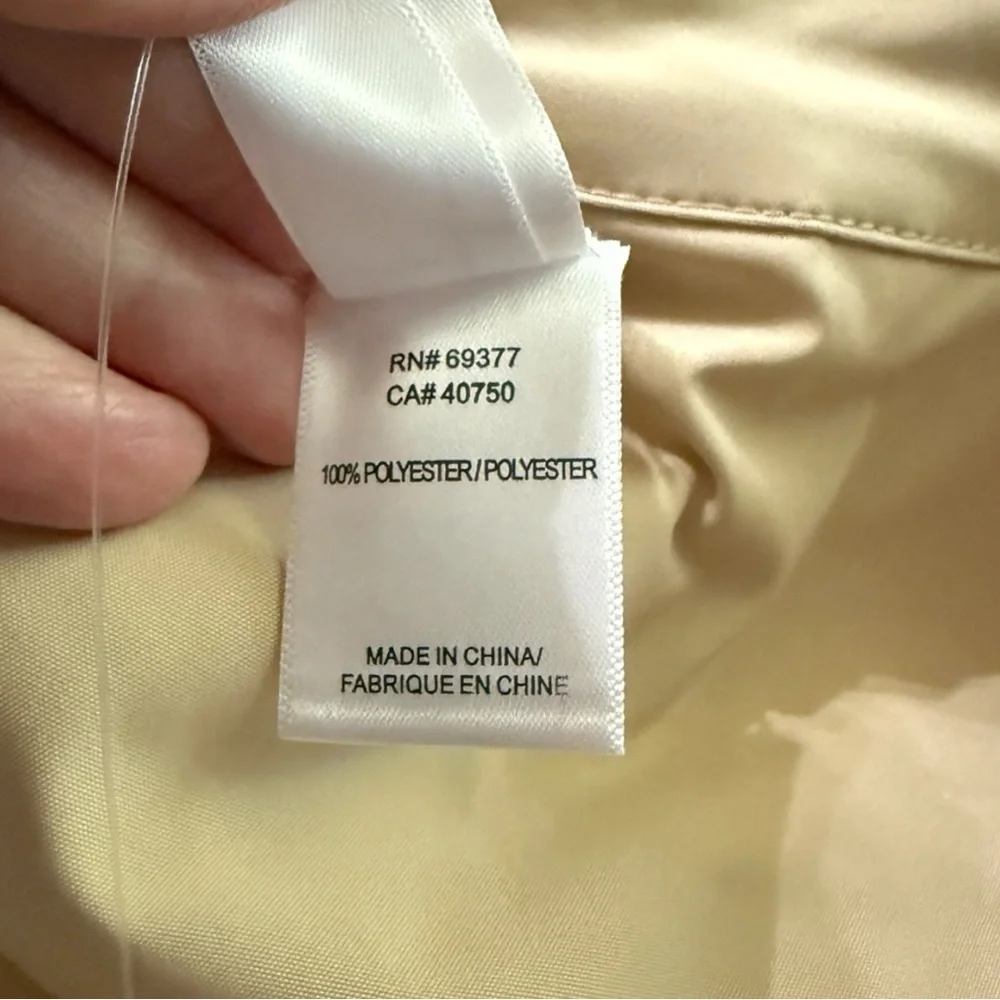 Wynne Layers Beige Trench Coat Jacket – Size L - Picture 6 of 7